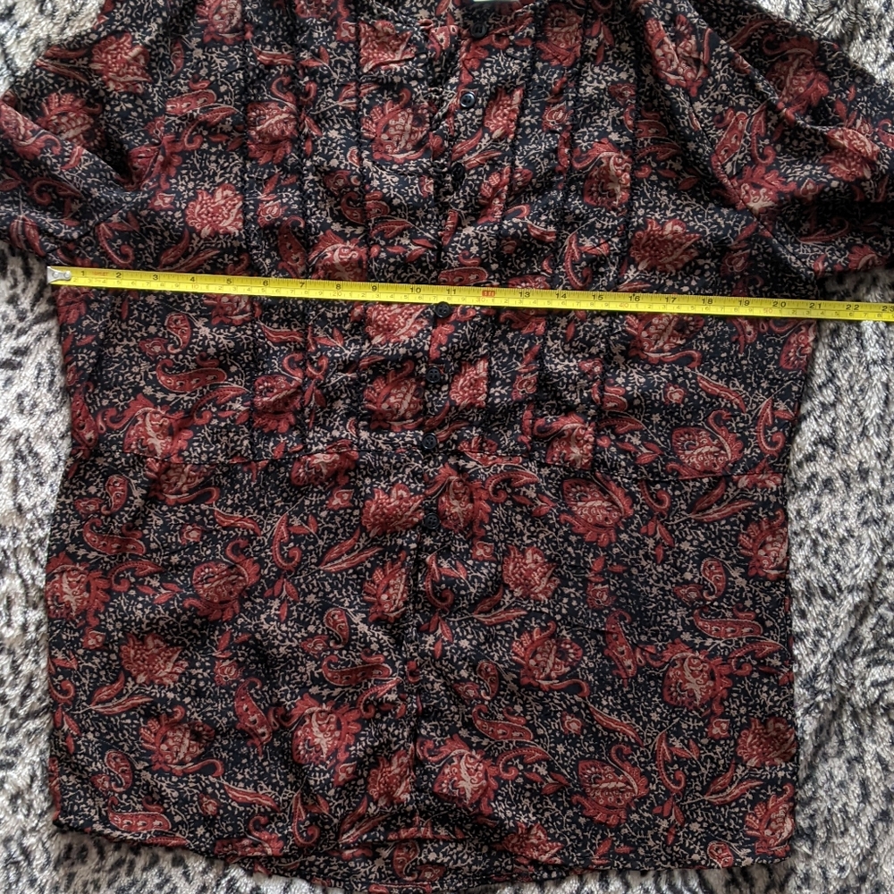 Vintage paisley blouse - Picture 7 of 8